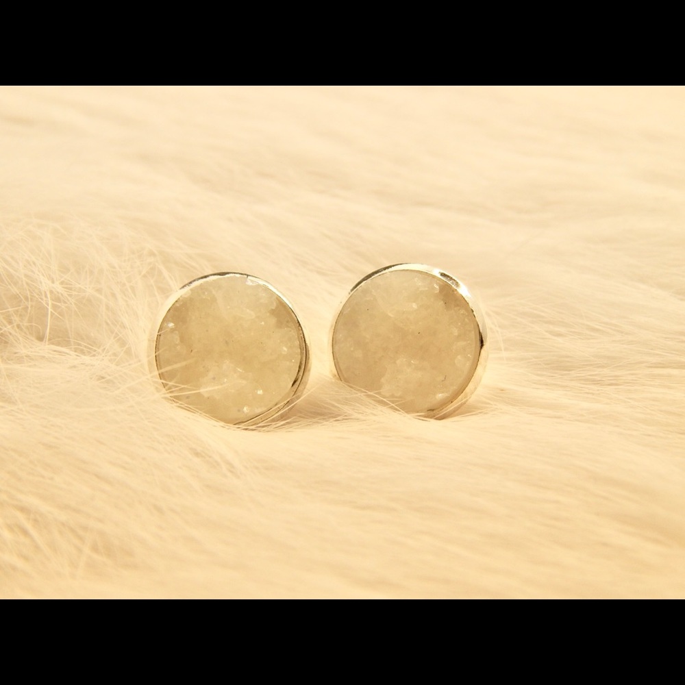 Druzy Stud Earrings